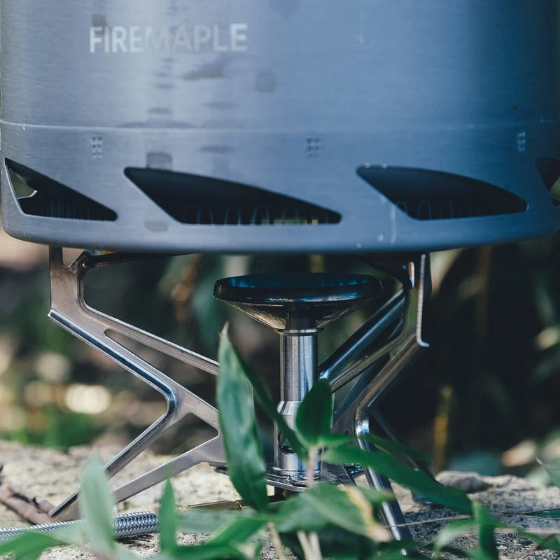 Feast Heat-Exchanger Camp Cookset | Fire Maple | 1.5L Pot, 0.7L Kettle, Frying Pan