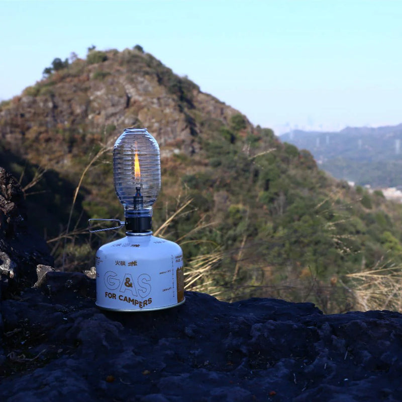 Firefly Gas Lantern | Stainless Steel & Glass | 3.1 oz