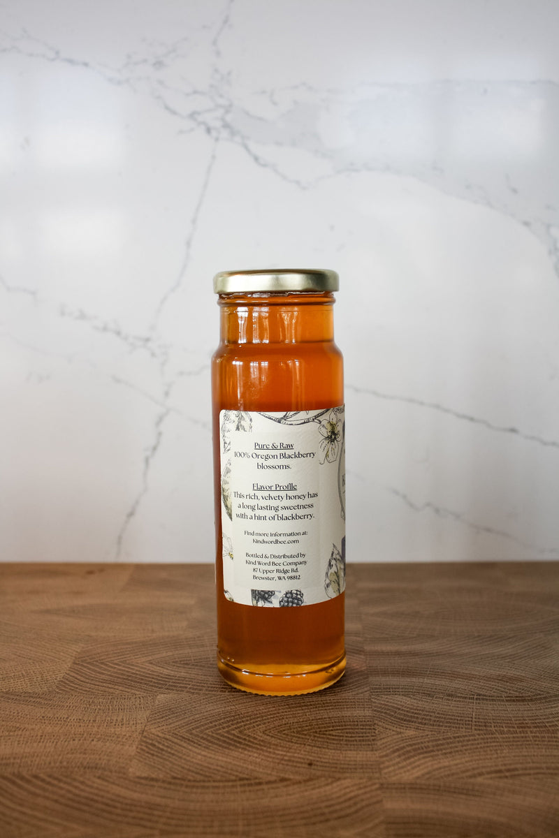 Oregon Blackberry Raw Honey | Single Source Pacific Northwest