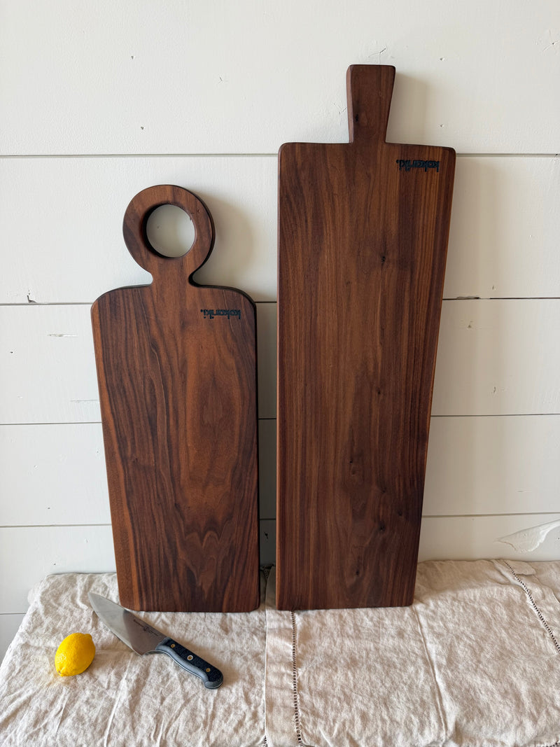 Halo Serving Board — Black Walnut
