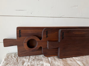 The Plank Serving Board — Black Walnut