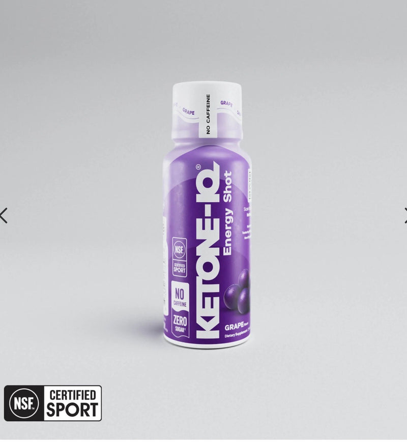 Ketone-IQ No Caffeine Shot | Brain Fuel Supplement | 0g Sugar