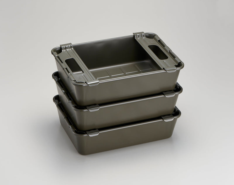 Steel Stackable Storage Box M-8 | Seamless Single-Sheet Construction | TOYO STEEL