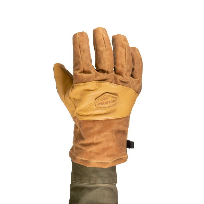 MT Battie Glove | Waxed Canvas & Goat Leather | Thinsulate Lined | Made in Maine