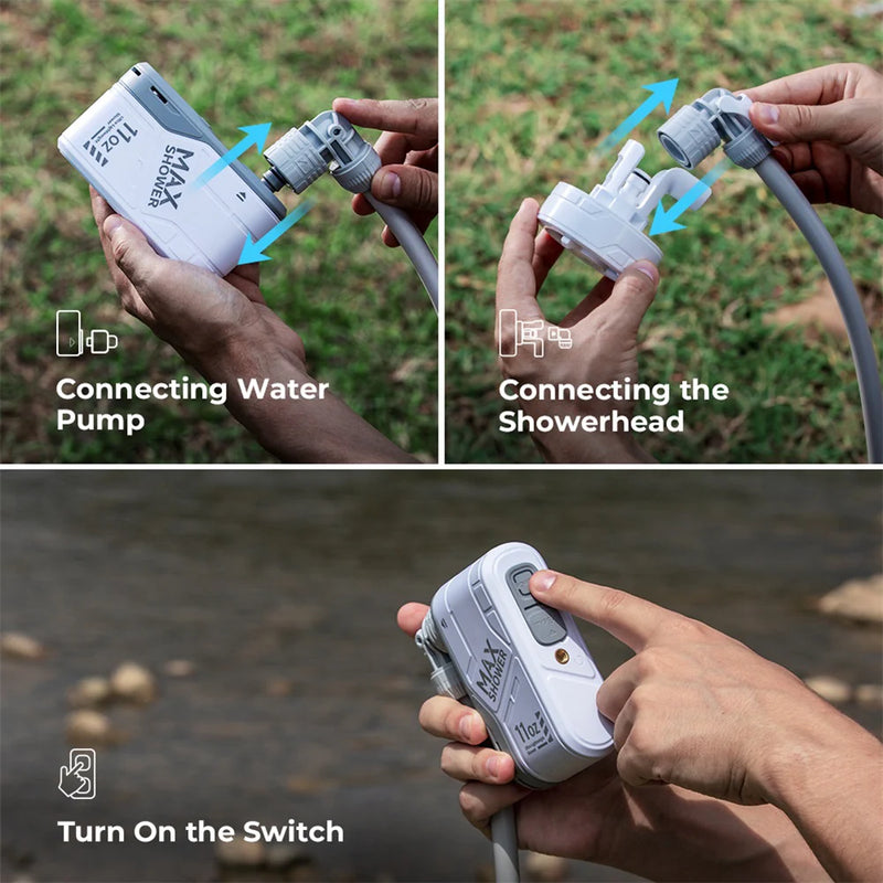 Max Shower with Case | Flextail