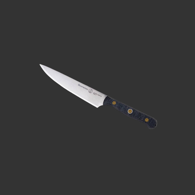 6-Inch Utility Knife | German Stainless Steel | Linen Micarta Handle | Solingen
