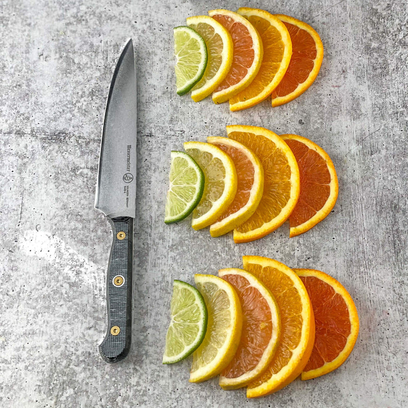 6-Inch Utility Knife | German Stainless Steel | Linen Micarta Handle | Solingen