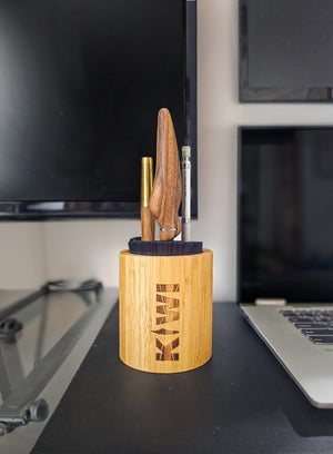 Ergokiwi Nest Desk Organizer | Magnetic Tool Holder | Hidden Blade Storage