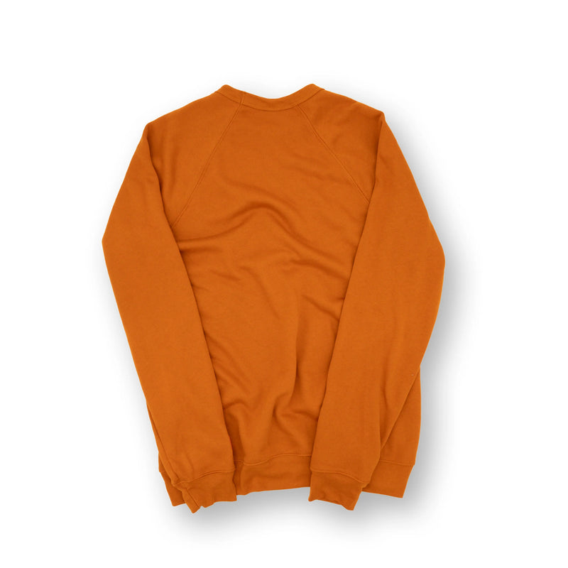 Out of Range Crew Fleece | Orange | Cotton-Poly Blend