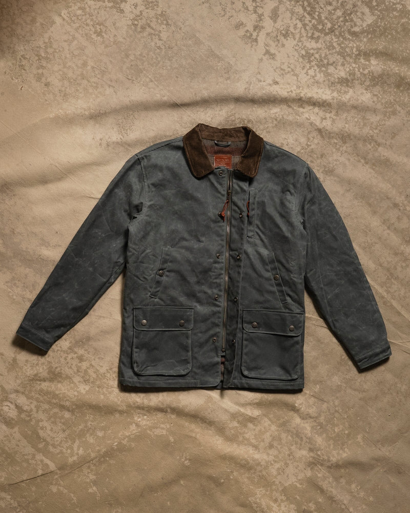 Field Jacket Charcoal — zip front