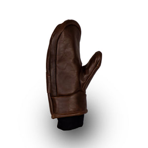 All-Leather Mitts | Wool Pile Lining | Handmade in Maine