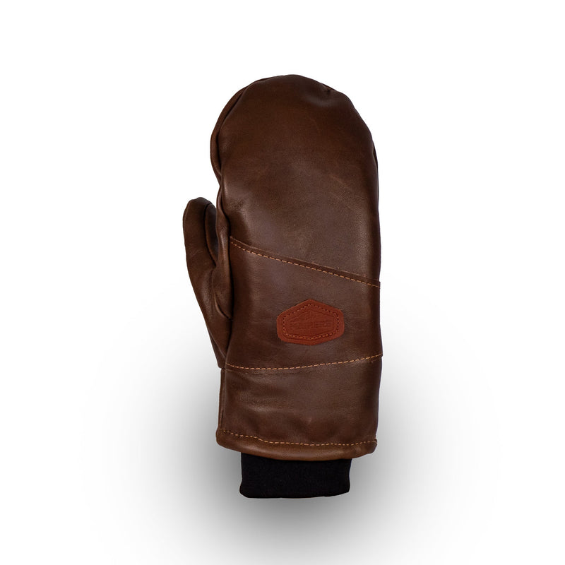 All-Leather Mitts | Wool Pile Lining | Handmade in Maine