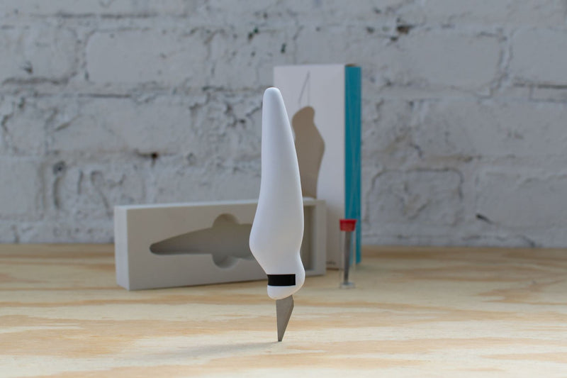 Ergokiwi 2.0 Box Cutter | Injection-Molded Acrylic | Magnetic Blade