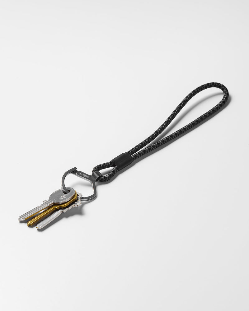 Rope Split Ring | 1.5" Steel Ring | Woven Rope Loop