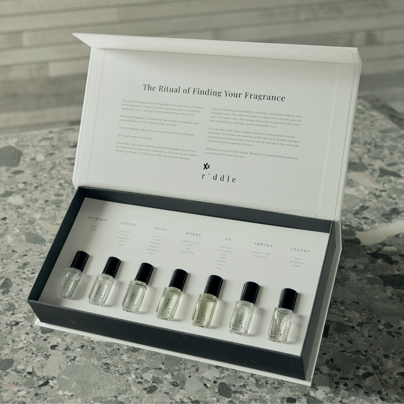 The Little Riddle Set | 7 Signature Scents | 3ml Roll-On Oils