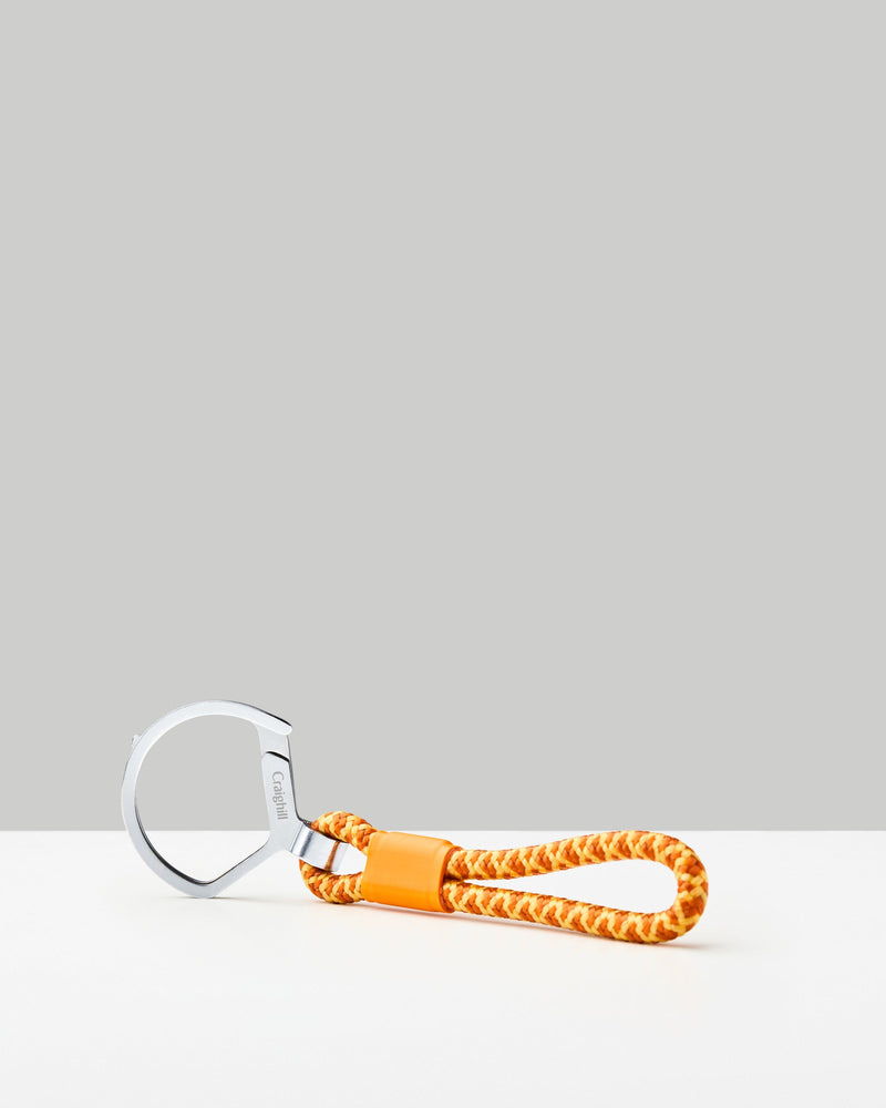Rope Split Ring | 1.5" Steel Ring | Woven Rope Loop