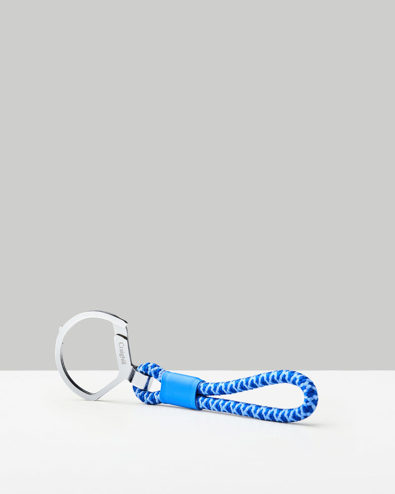 Rope Split Ring | 1.5" Steel Ring | Woven Rope Loop