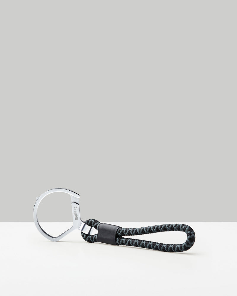 Rope Split Ring | 1.5" Steel Ring | Woven Rope Loop
