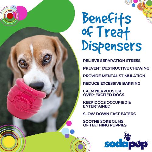 Honey Pot eCup Treat Dispenser | PUP-X Rubber | USA Made