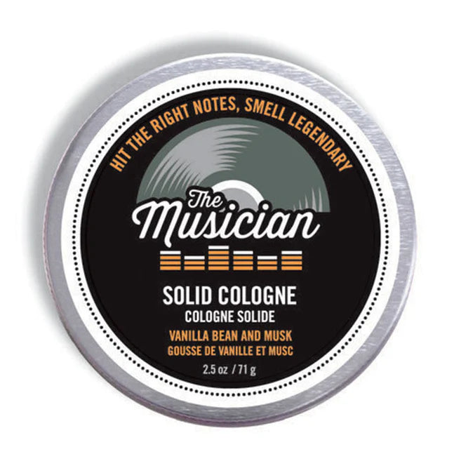 The Musician | Solid Cologne | Vanilla Bean & Musk | 2.5oz
