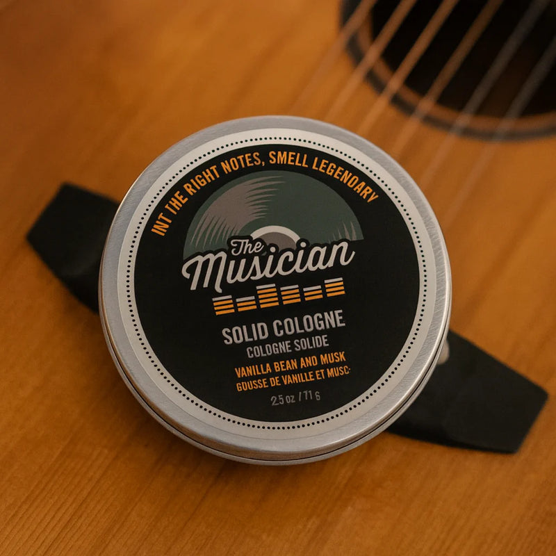 The Musician | Solid Cologne | Vanilla Bean & Musk | 2.5oz