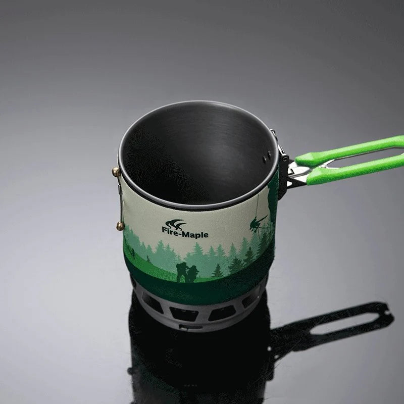 Star X3 Cooking System | 0.8L Pot | Stainless Steel & Anodized Aluminum | Fire Maple
