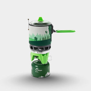 Star X3 Cooking System | 0.8L Pot | Stainless Steel & Anodized Aluminum | Fire Maple