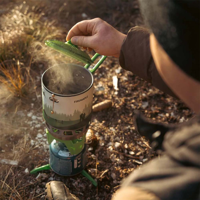 Star X3 Cooking System | 0.8L Pot | Stainless Steel & Anodized Aluminum | Fire Maple