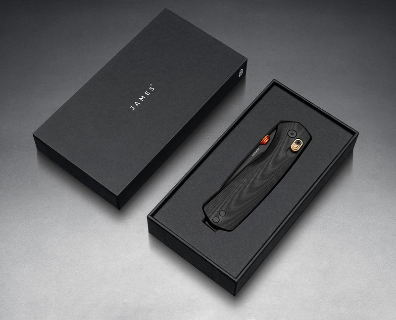 The Carter - Black + Fire / Straight / Medium from The James Brand