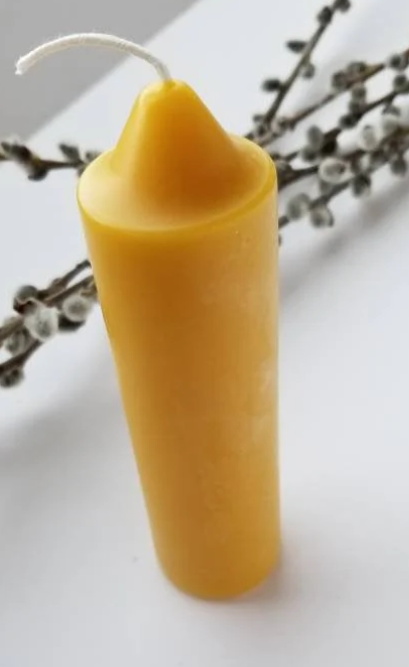 Beeswax Emergency Candle | 48+ Hour Burn Time | 6.5oz