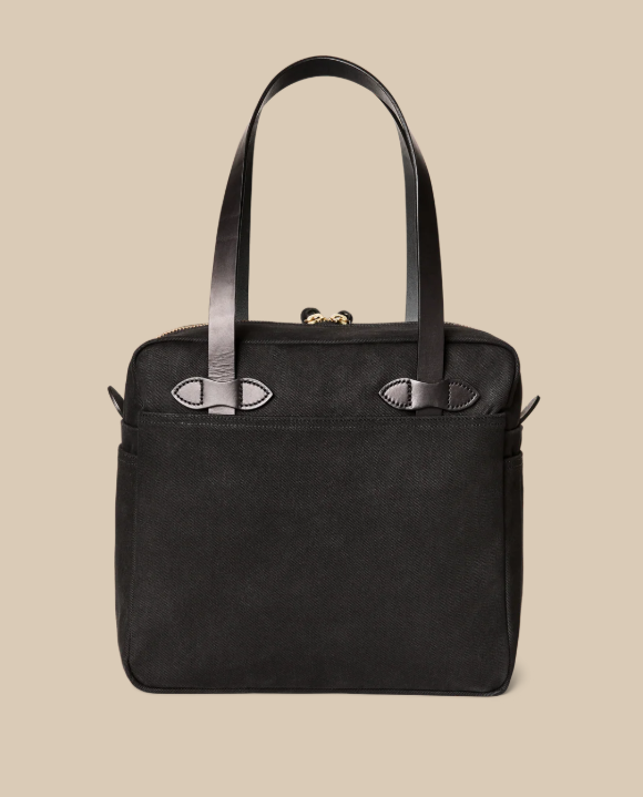 Rugged Twill Zipper Tote Bag
