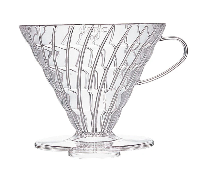 Hario V60 Plastic Coffee Dripper | Clear | Japan