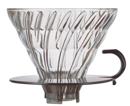 Hario V60 Glass Coffee Dripper 02 | 1-4 Cups | Heat-Resistant Glass | Japan