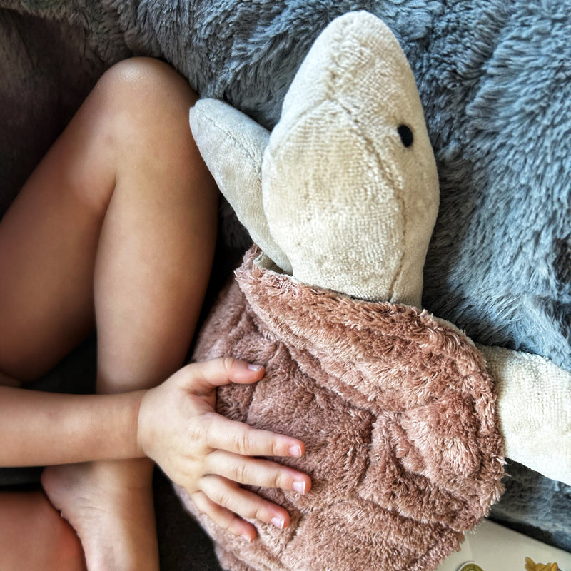 Cuddly Animal Turtle Small | Organic Cotton & Sheep's Wool | Rosewood