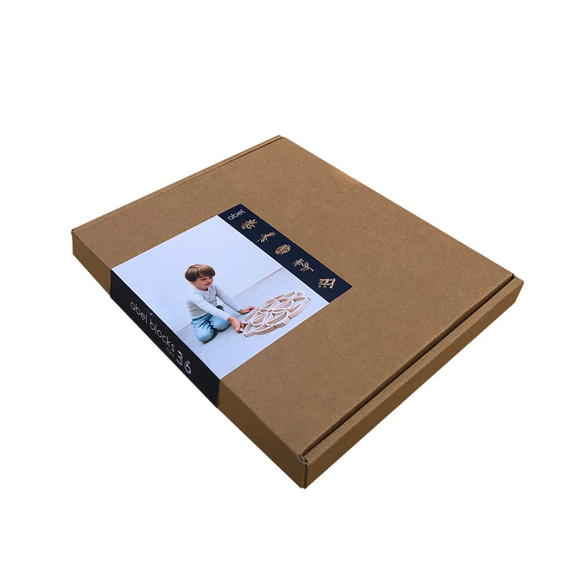 Abel Blocks Mini 36 | Curved Beech Building Blocks | 60° Arcs