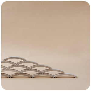 Abel Blocks Mini 12 | Curved Beech Wood | 60° Arc