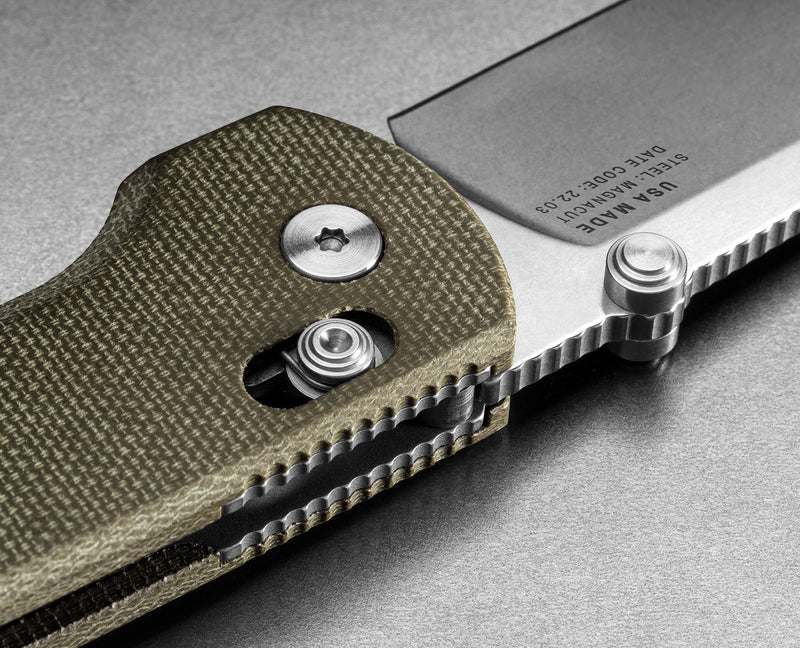 The Kline - OD Green Micarta + Stainless from The James Brand