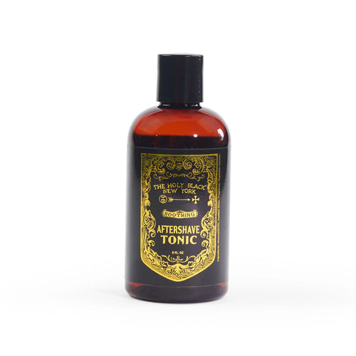 The Holy Black Aftershave Tonic — Gunpowder Spice — 8 oz bottle