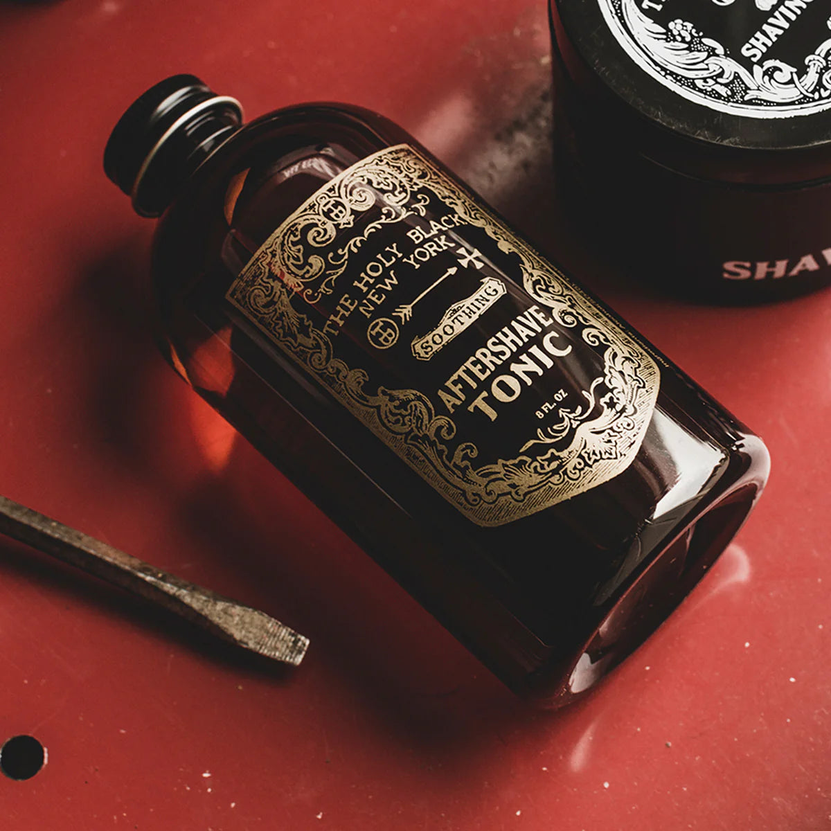 The Holy Black Aftershave Tonic | Gunpowder Spice | 8 oz