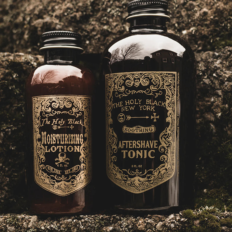 The Holy Black Aftershave Tonic | Gunpowder Spice | 8 oz