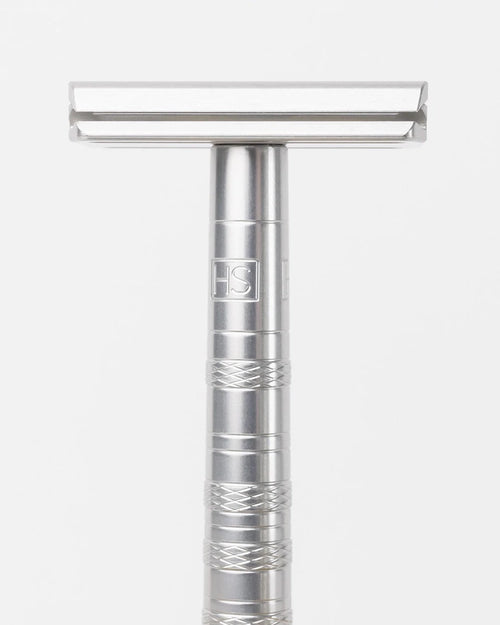 Henson AL13 safety razor — aircraft aluminum, precision machined
