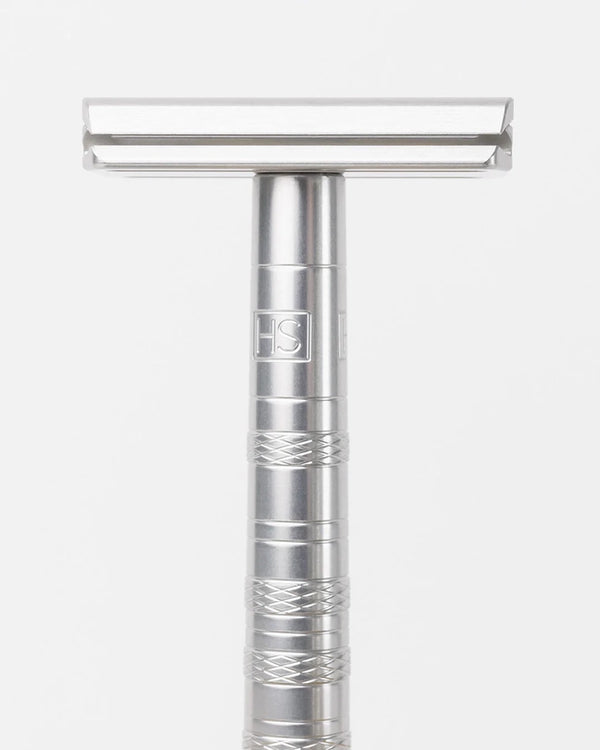 Henson AL13 safety razor — aircraft aluminum, precision machined in Canada