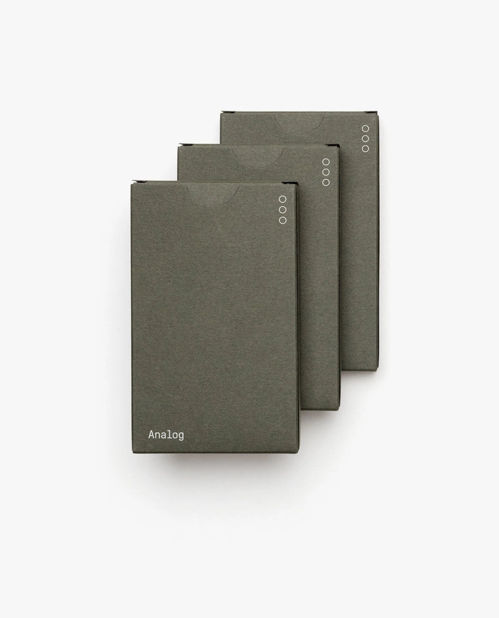 Analog Cards | 3-Pack (150 Cards)