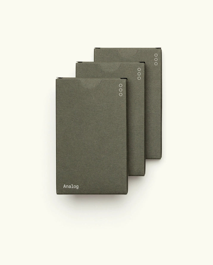 Analog Cards | 3-Pack (150 Cards)