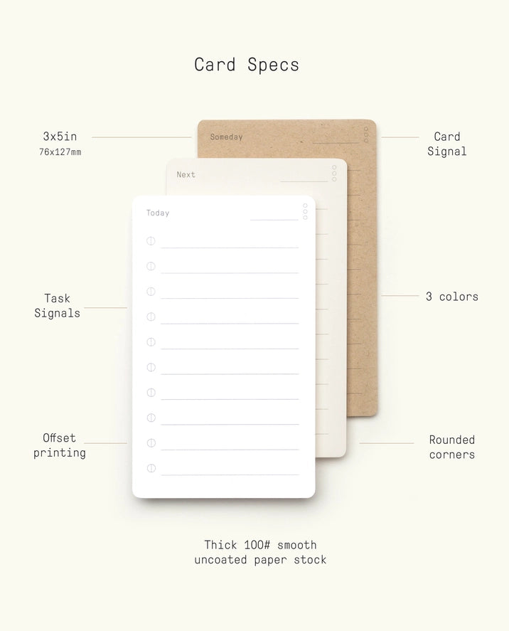 Analog Cards | 3-Pack (150 Cards)