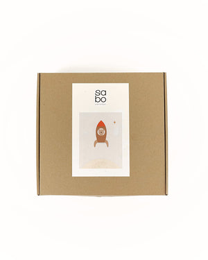 To the Stars Wooden Rocket Play Set | Bear Astronaut | Beech & Linden | Ukraine