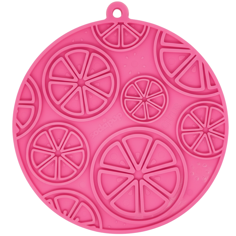 Citrus Design eMat Enrichment Lick Mat | with Suction Cups | USA Made