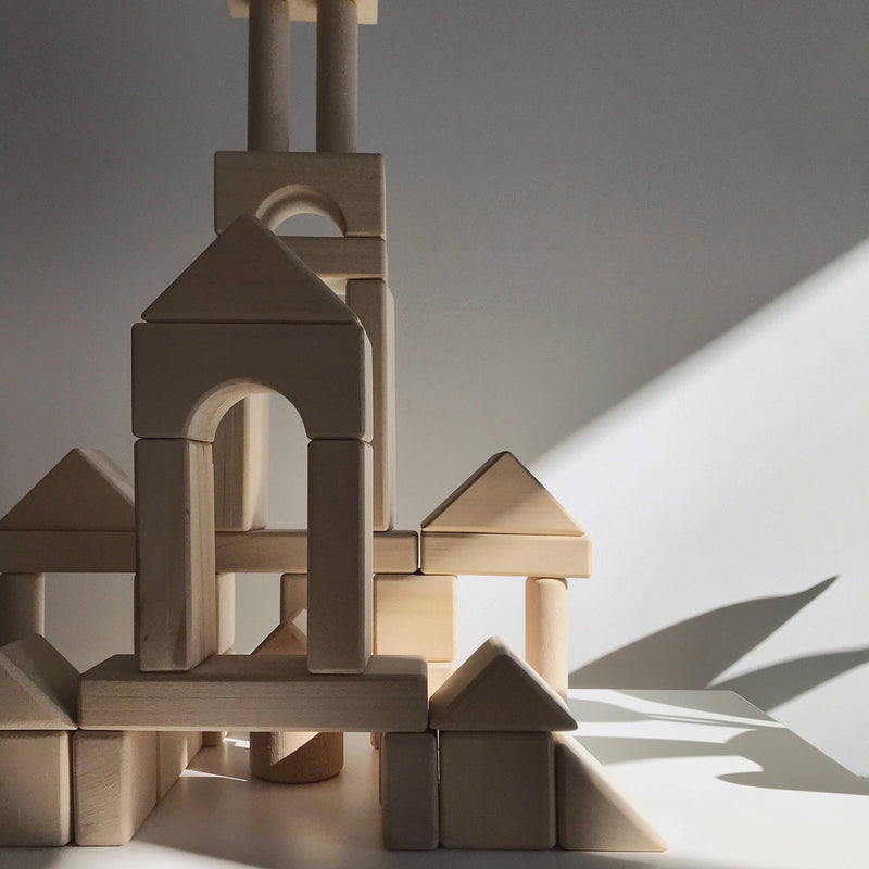 Castle Building Blocks | Wooden Set | Made in Ukraine