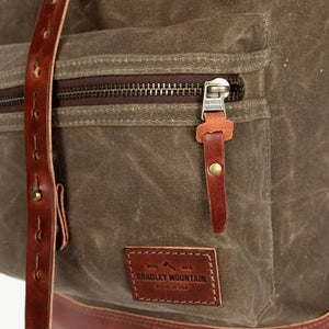 The Biographer Rucksack | Field Tan | Waxed Canvas | Made in USA