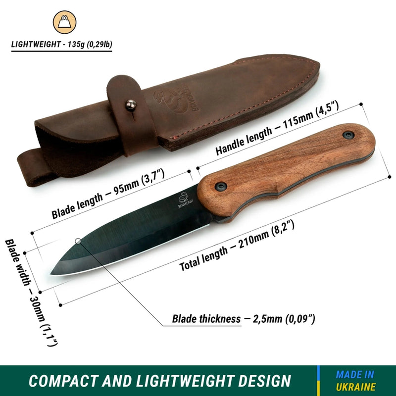 BSH5 Shadow Compact Bushcraft Knife